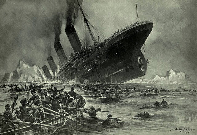 Fire Sank the Titanic
