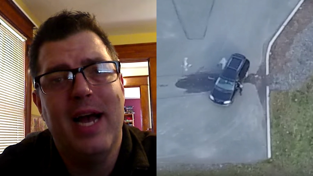 Husband catches wife cheating with drone Husband catches wife cheating with drone-3151